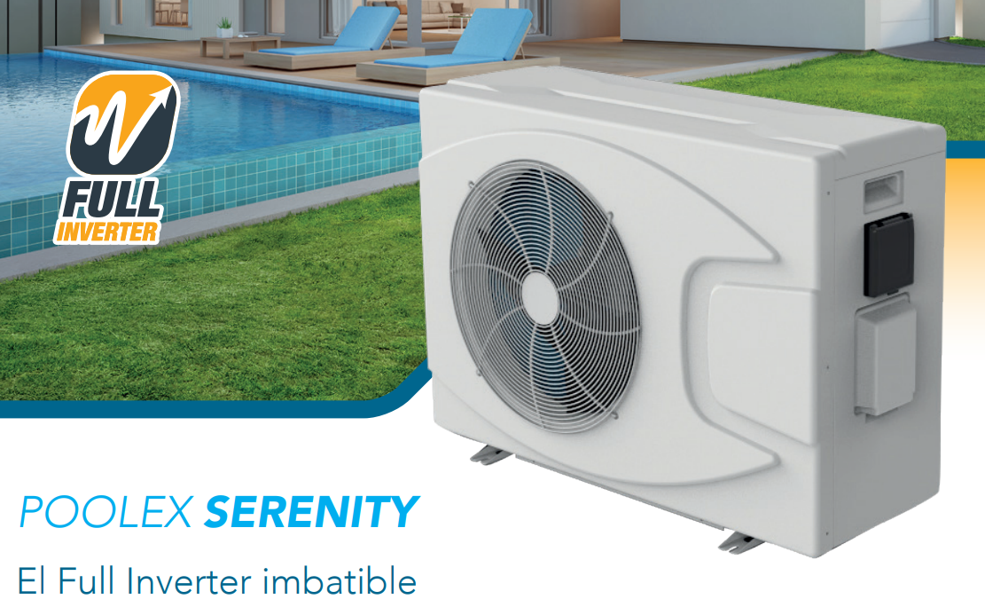 Bomba de calor Poolex Serenity Full Inverter para piscinas hasta 110m³